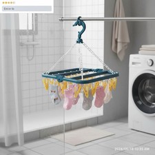 Clothes Drying Hanger with 32