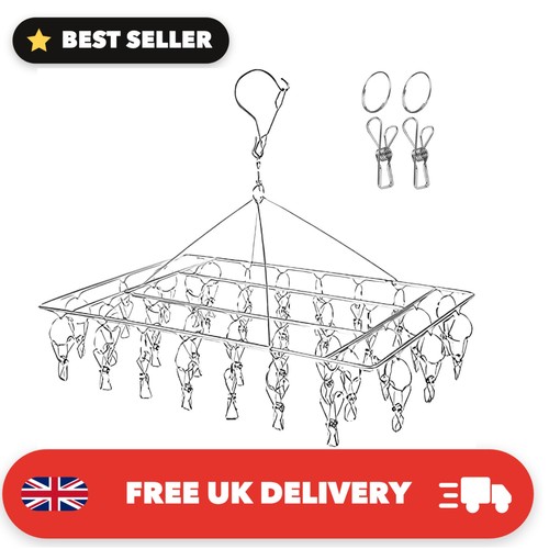Sock hanger for washing line - for,