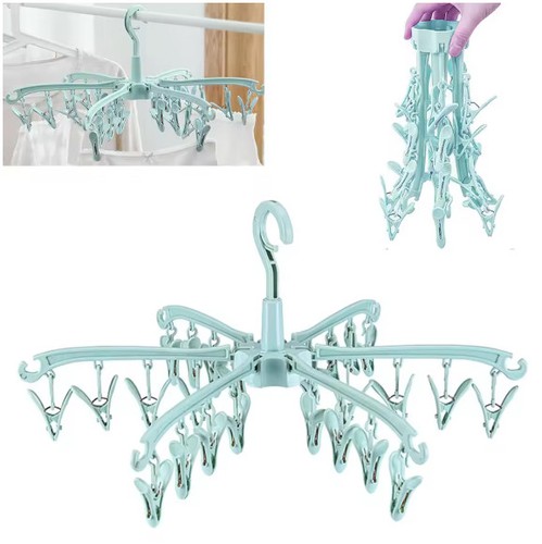 Folding sock dryer peg - peg,