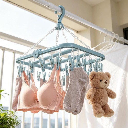 Foldable sock dryer with - sock,