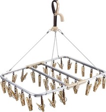 Sock Dryer, Aluminum 32 Pegs