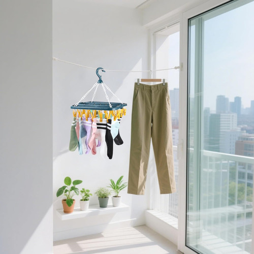 Foldable clothes drying - foldable, rack